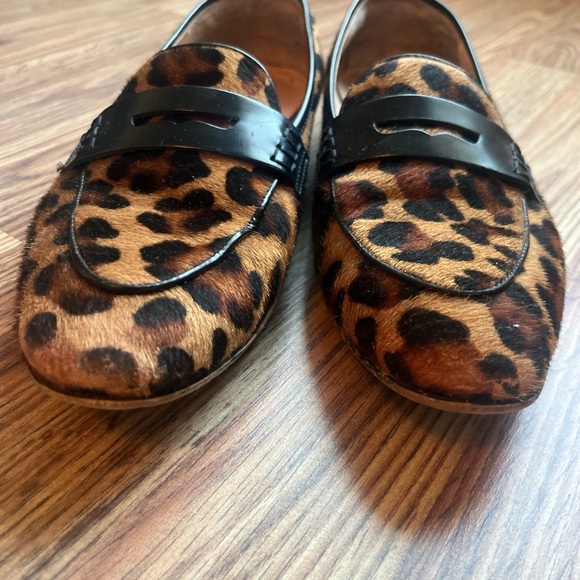 J.Crew leopard print “pony hair” loafers - Picture 2 of 7